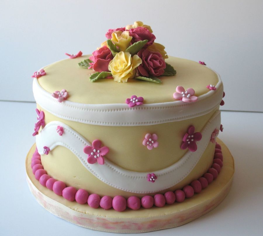 Floral Birthday Cake