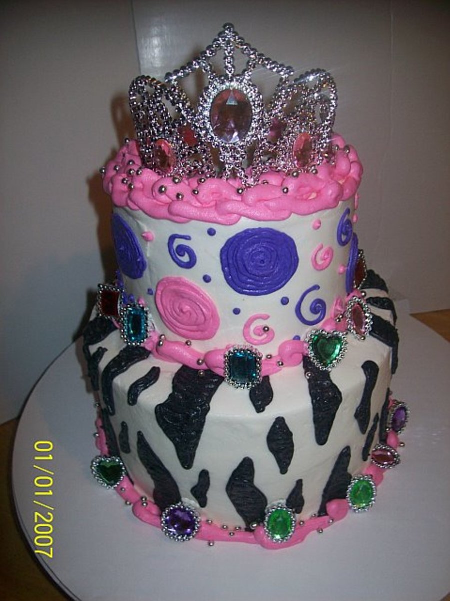 Tiara Princess Bling Bling Cake