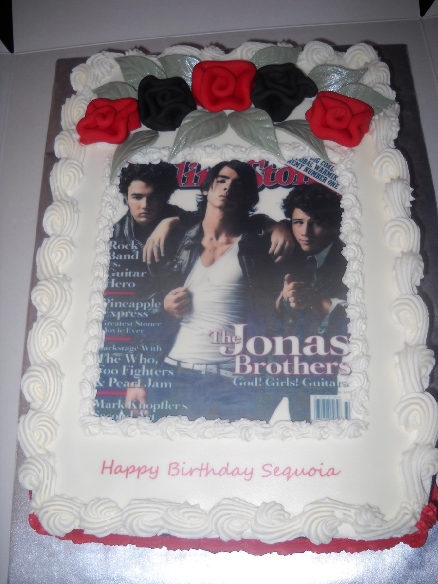 Jonas Brothers Birthday Dake - CakeCentral.com