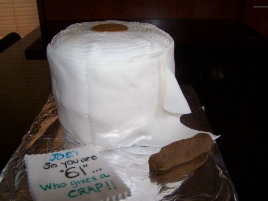 Toilet Paper Cake