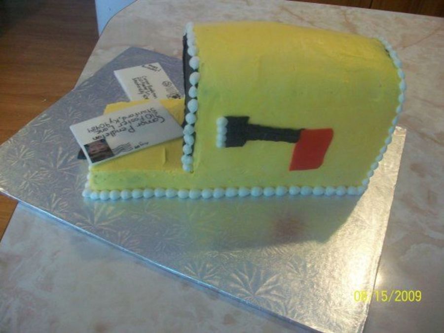 Mailbox Cake