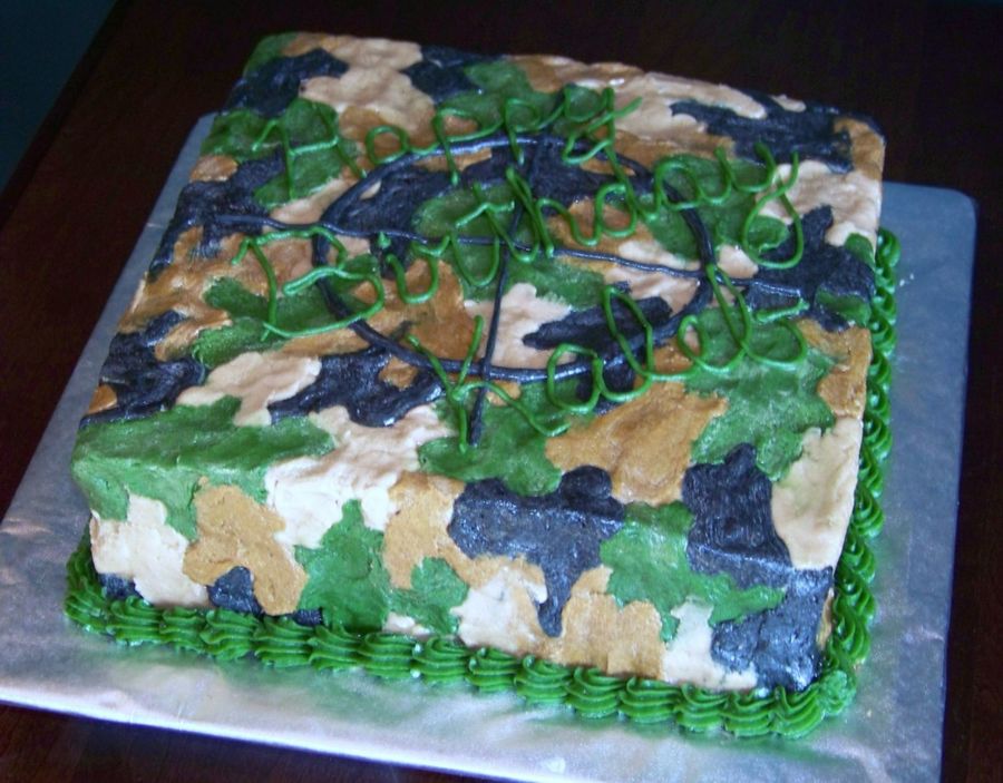 Camoflauge Birthday - CakeCentral.com