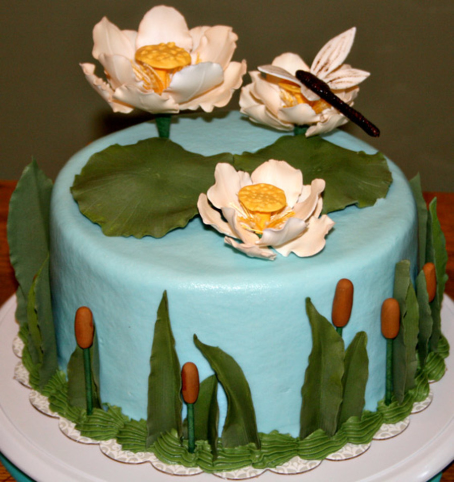 Lily Flower Cake