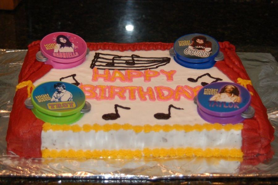 High School Musical Birthday Cake