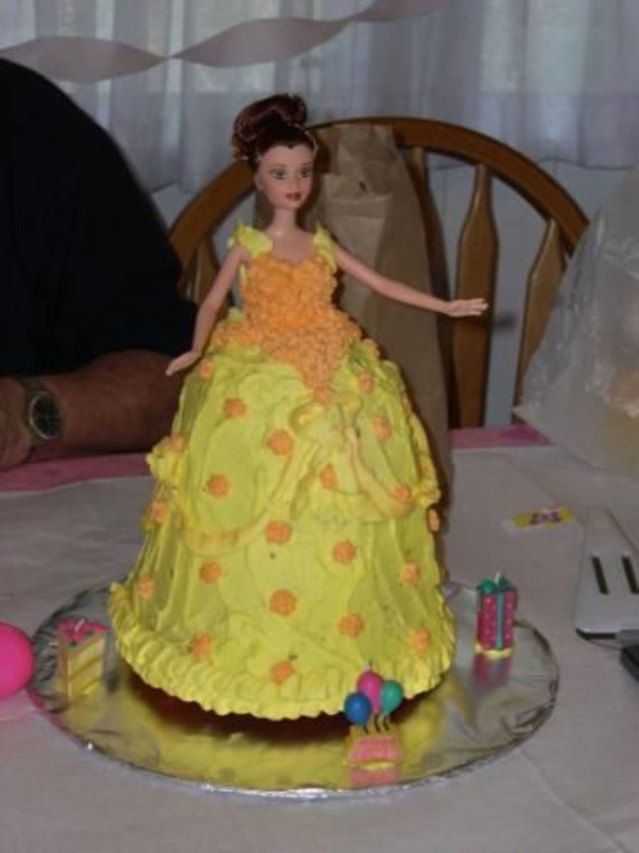 Barbie Doll Cake