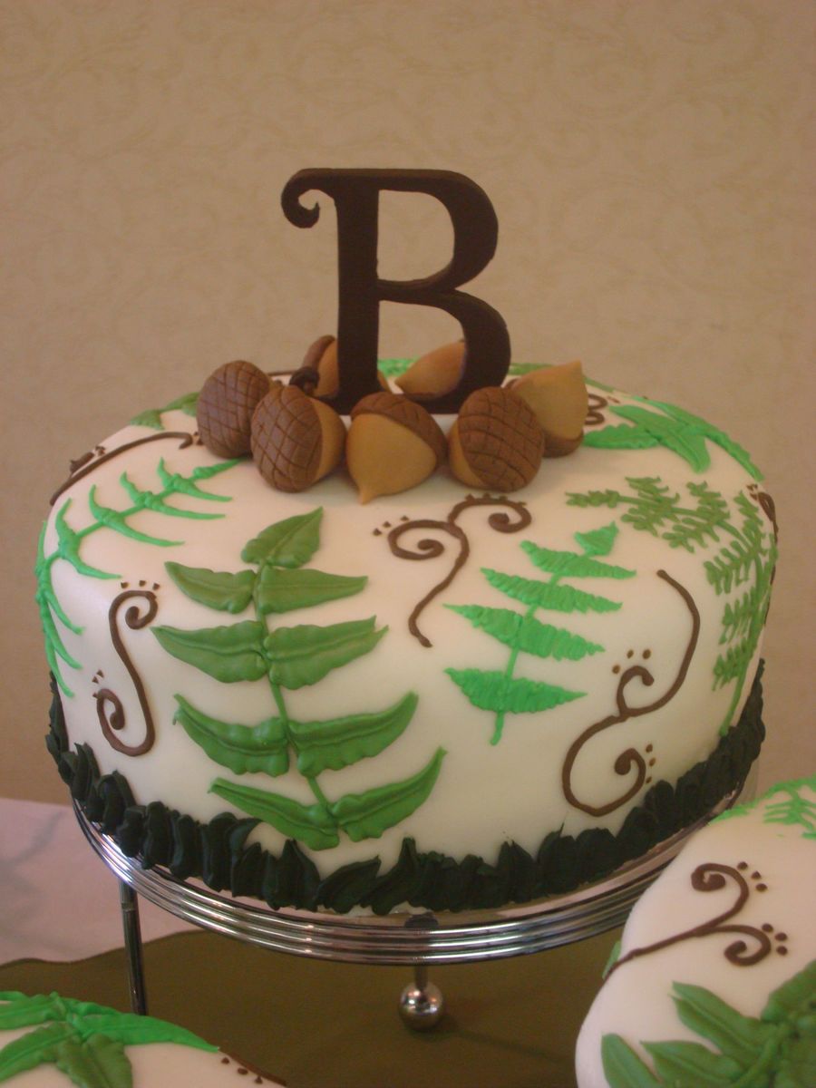 Fern Wedding Cake