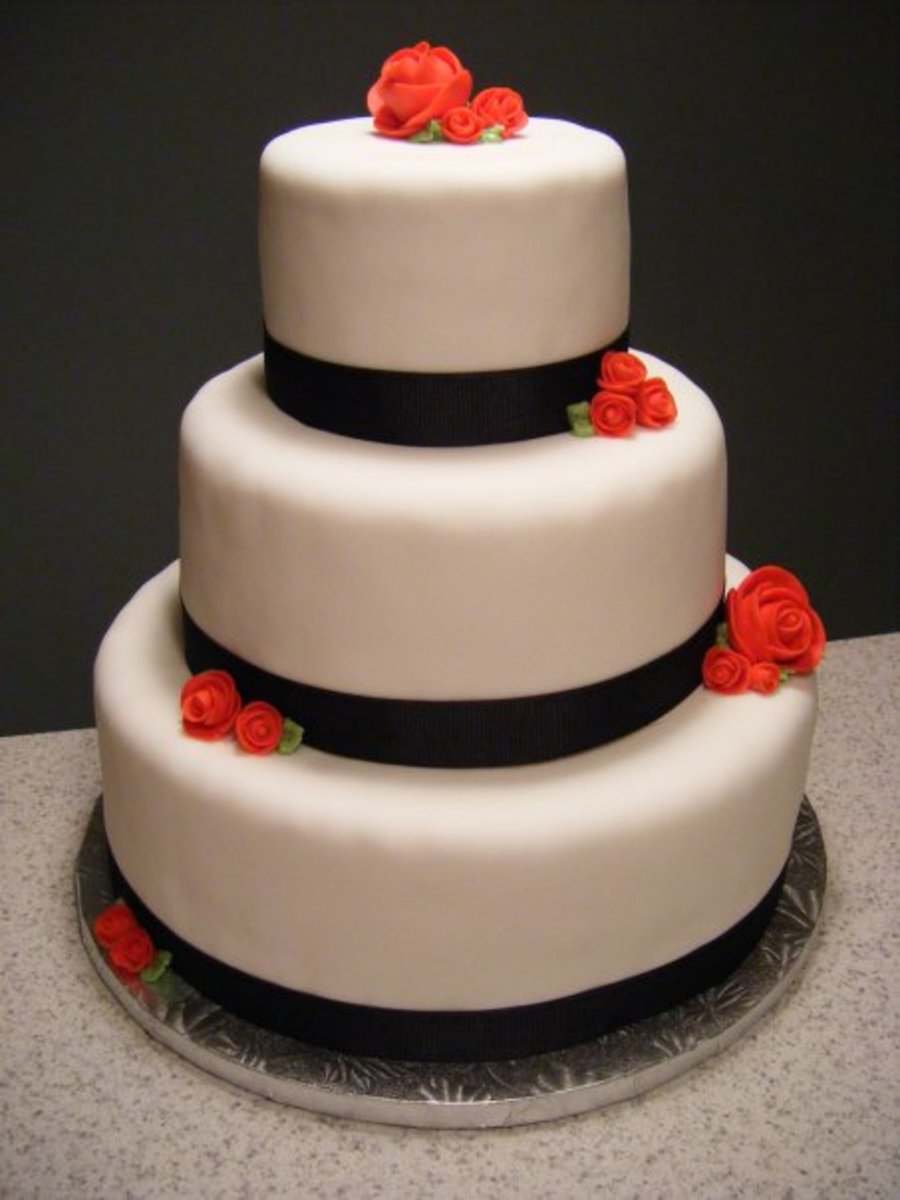 Rice Krispie Wedding Cake