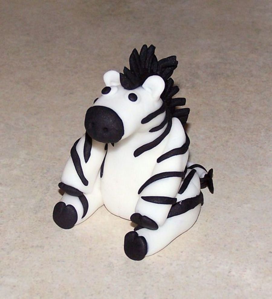 Fondant Zebra