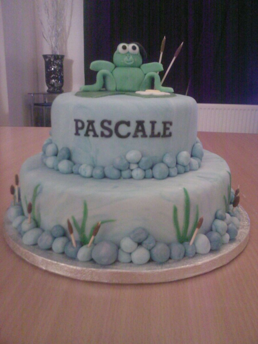 Frog Birthday Cake