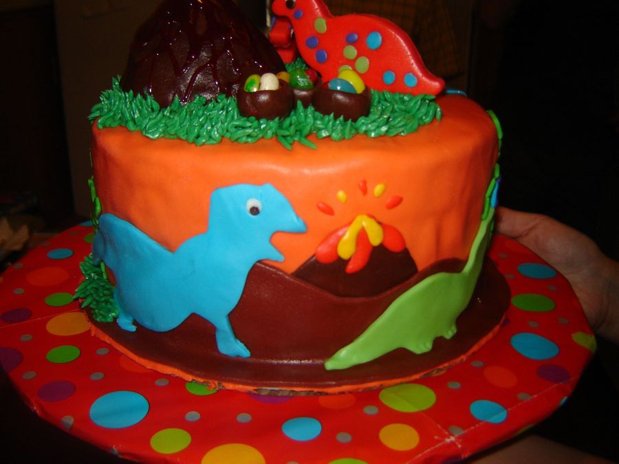 Dinosaur Birthday Cake