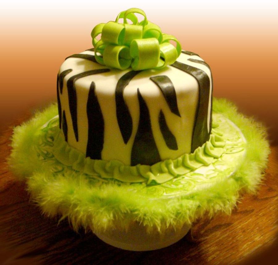 Green Zebra Cake