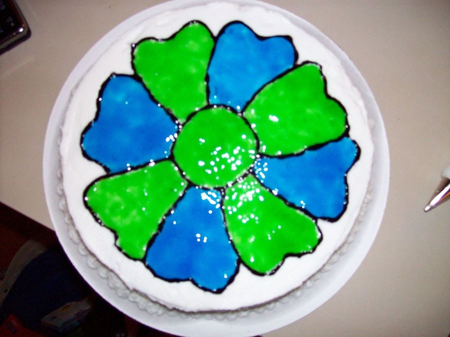 Stained Glass Cake