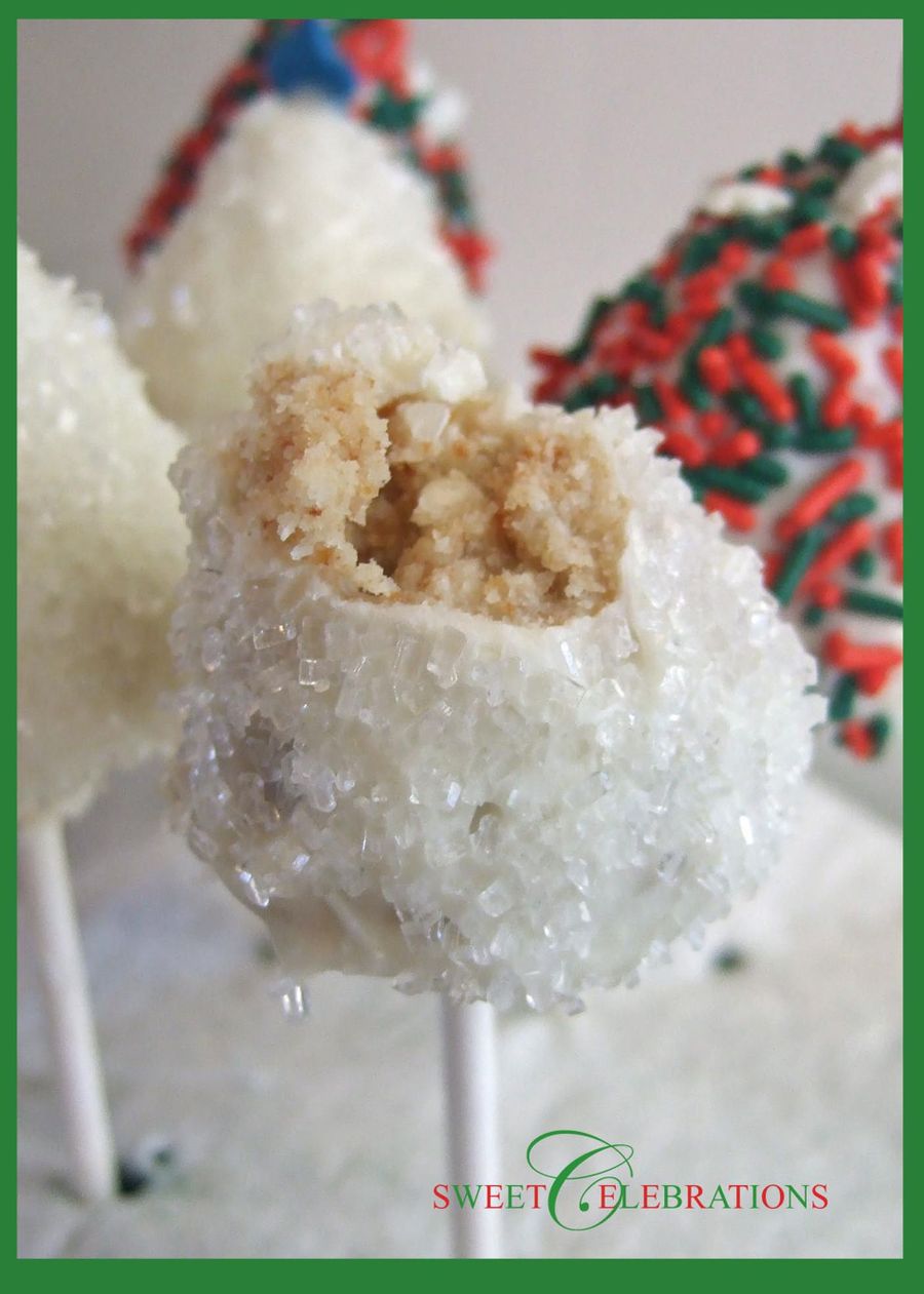Christmas Tree Cake Pops