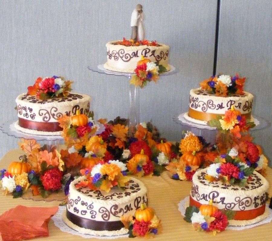 Fall Bridal Shower Cake