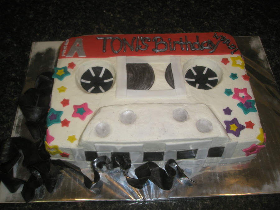 Cassette Tape Cake