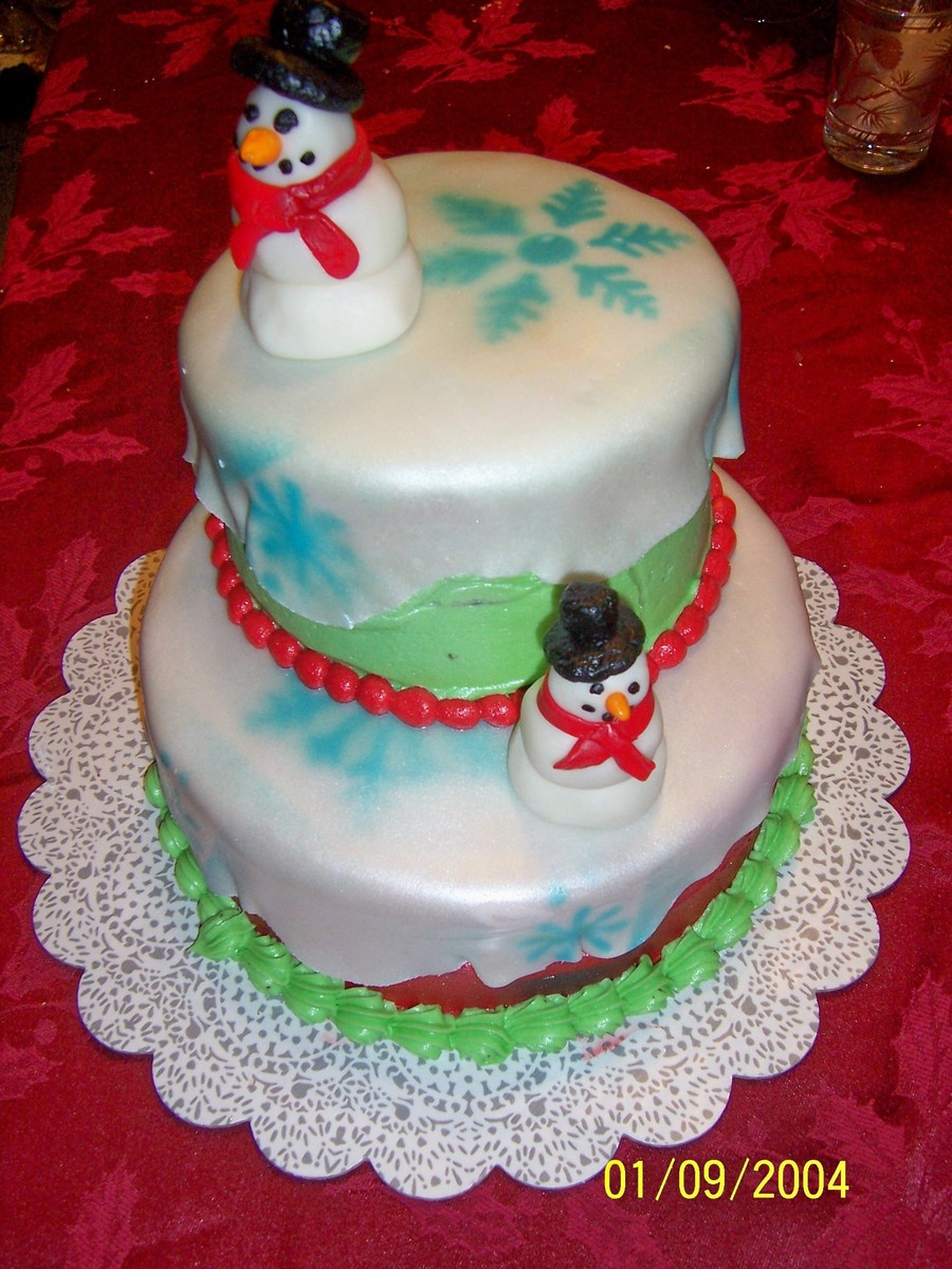 Christmas Birthday Cakes 