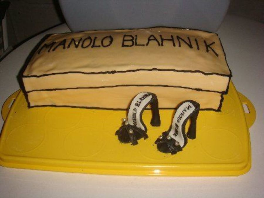 Manolo Blahnik Birthday Cake - CakeCentral.com