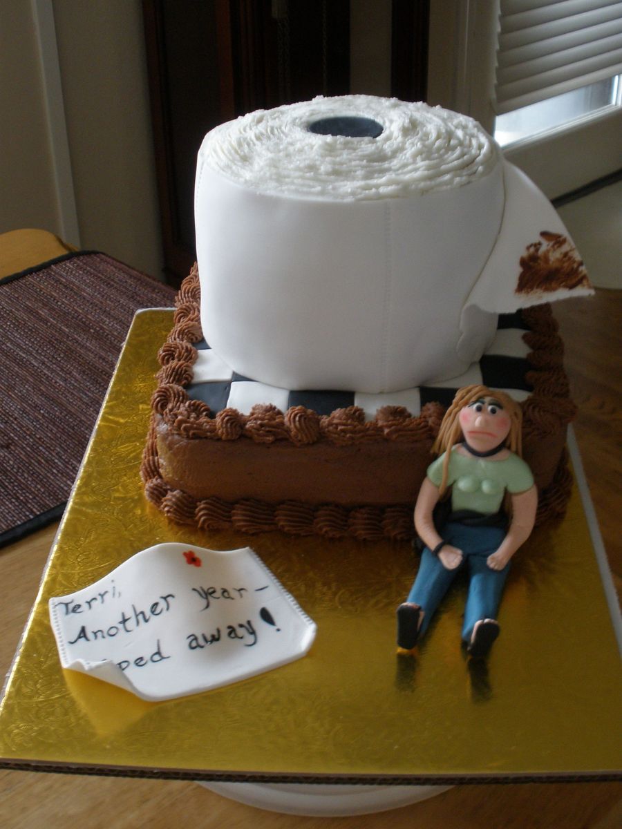Toilet Paper Cake