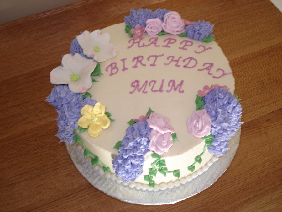 Floral Birthday Cake