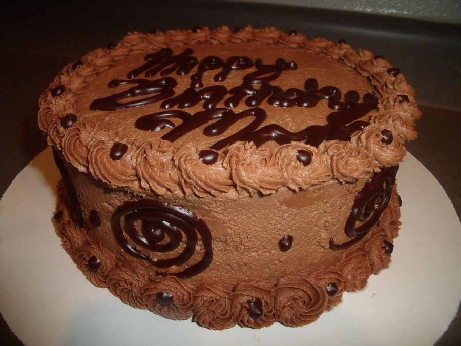 Chocolate Ganache Angel Food Cake