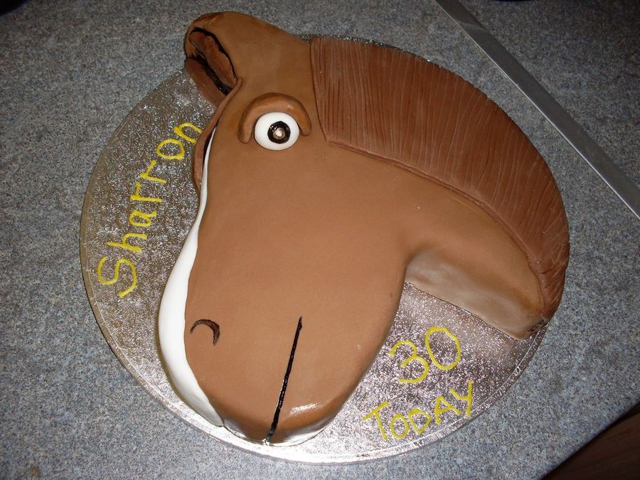 Horse Head Cake