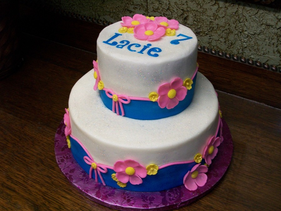 Floral Birthday Cake