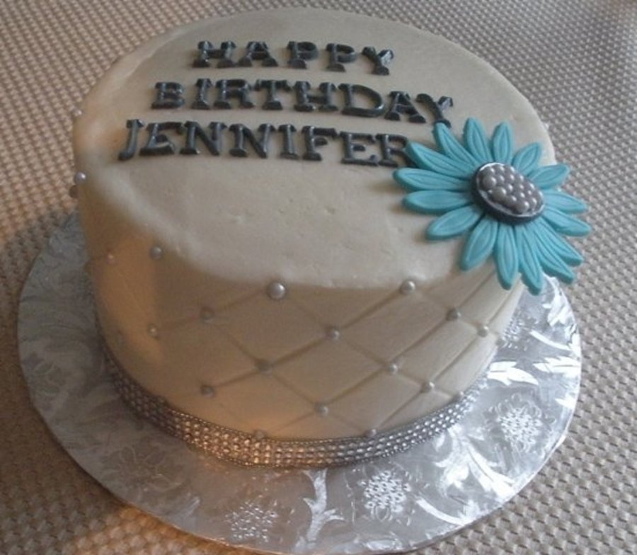 Bling Flower Cake Cakecentral