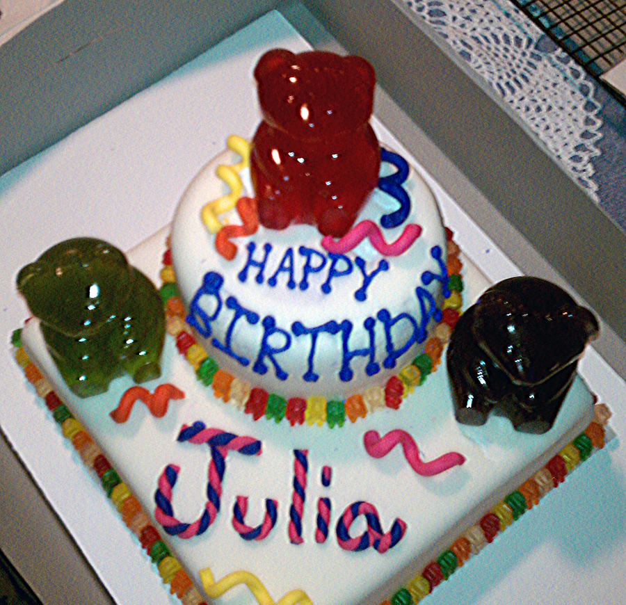 Gummy Bear Birthday Cake