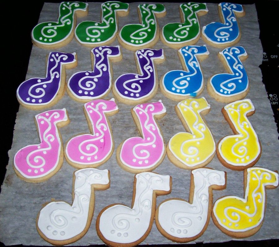 Pastel Music Notes