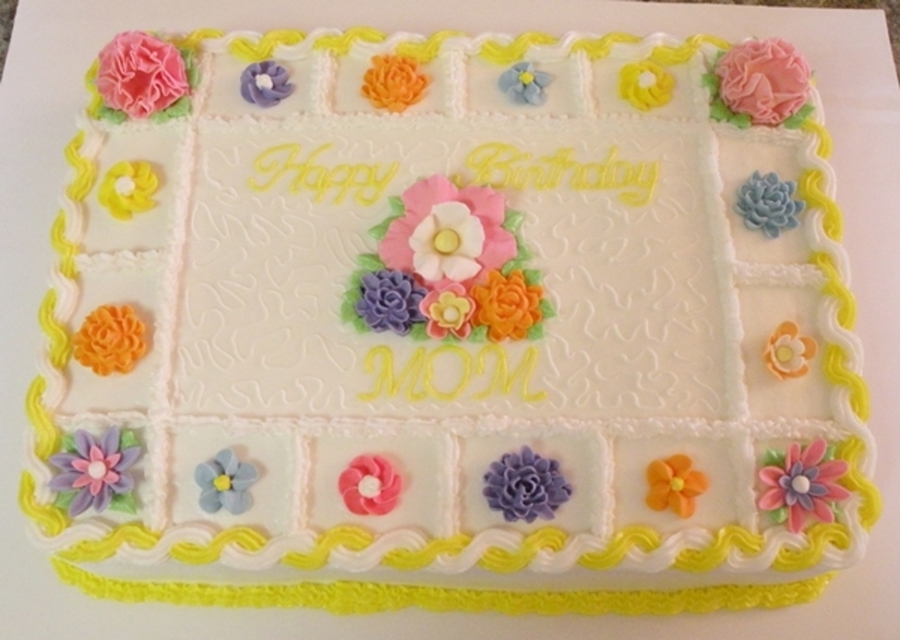 Floral Birthday Cake