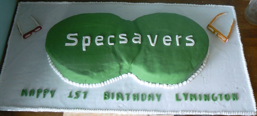 Specsavers Birthday Cake - CakeCentral.com