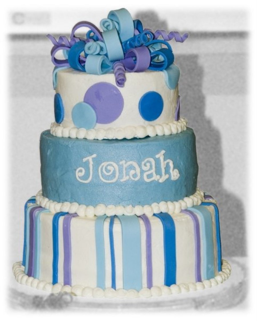 Baby Shower Cake For A Boy