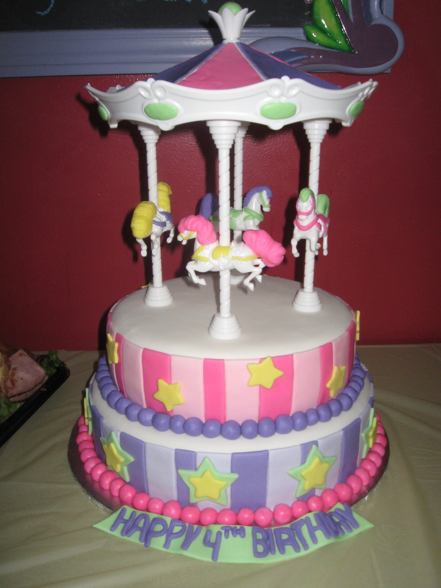 Carousel Birthday Cake