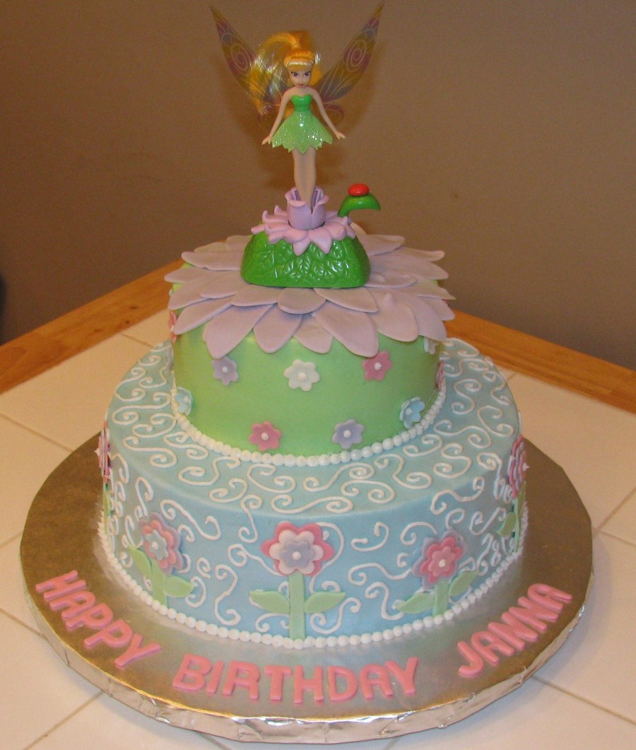 Tinkerbell Cake For 4Th Birthday