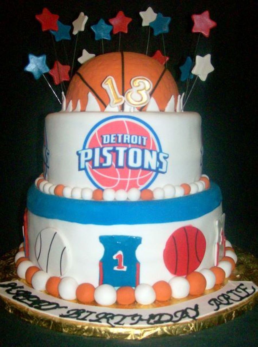 Detroit Pistons Cake