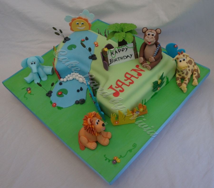 Jungle Theme Cake - CakeCentral.com