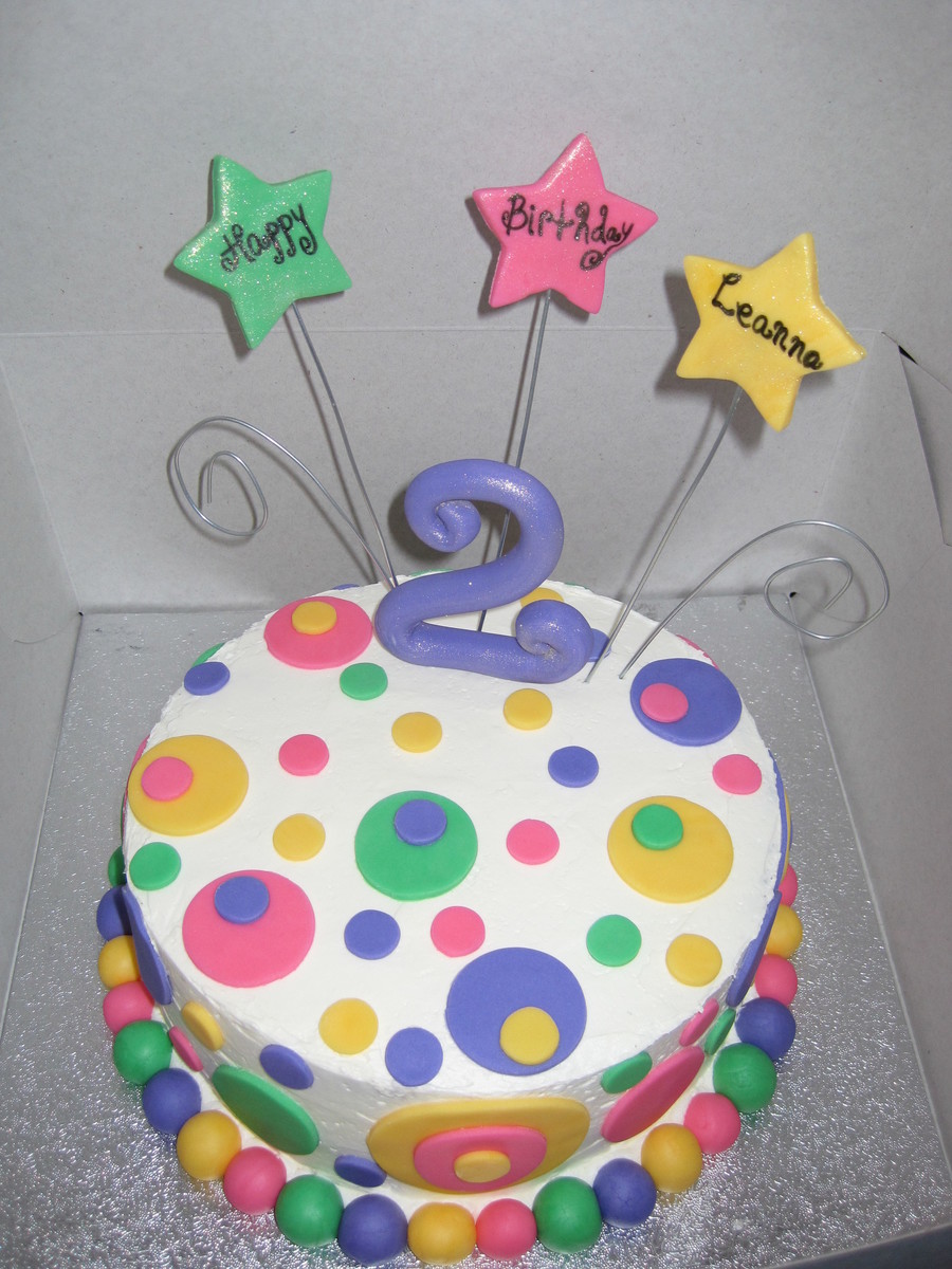 Birthday Cake For 2 Year Old