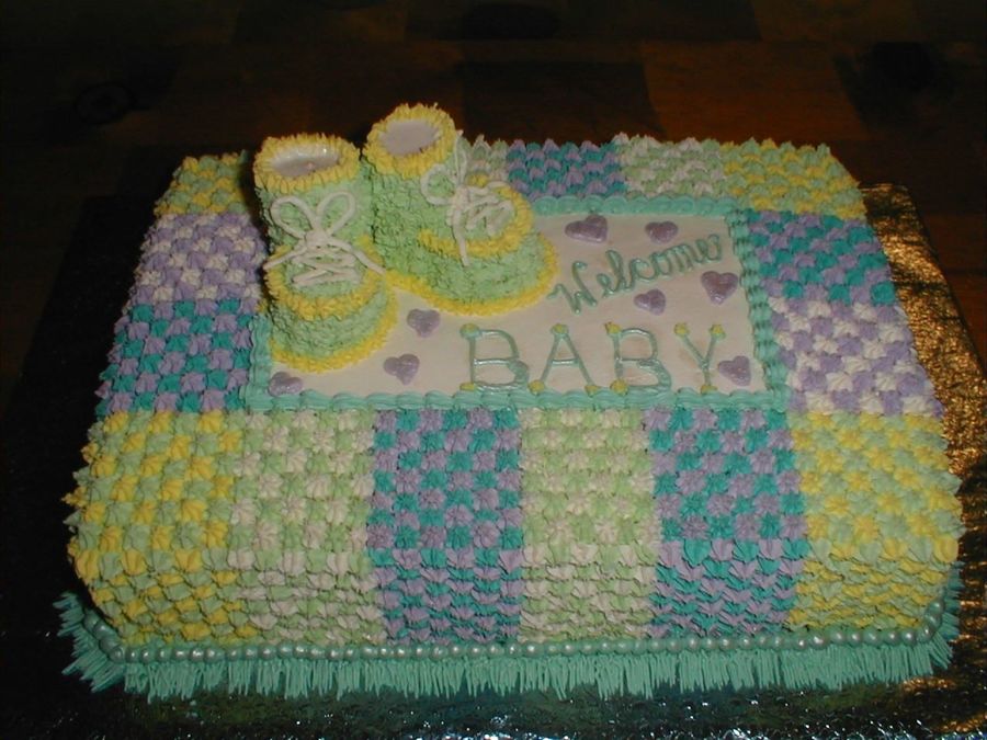 Baby Blanket Cake