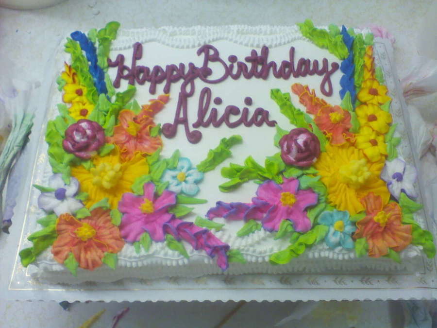 Happy Birthday Alicia - CakeCentral.com