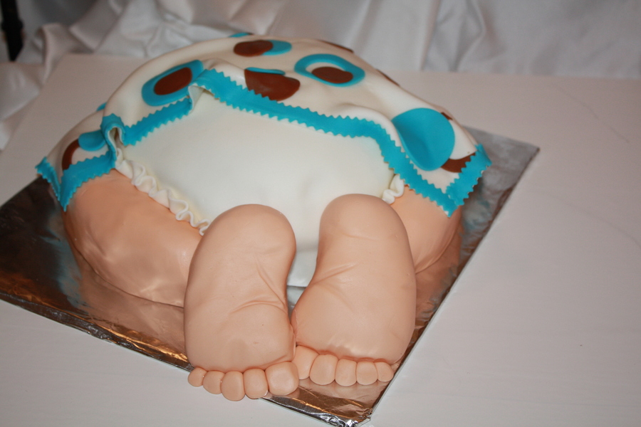 Baby Bottom Cake