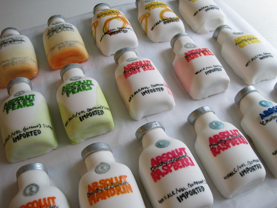 Absolut Vodka Bottles CakeCentral
