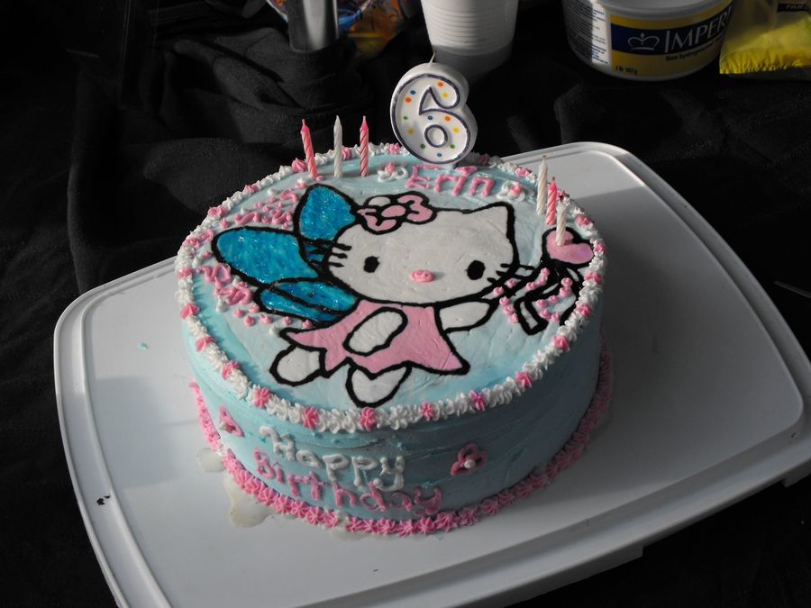 Hello Kitty Ice Cream Cake