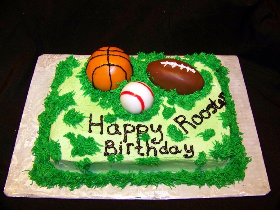 Sports Birthday Cake