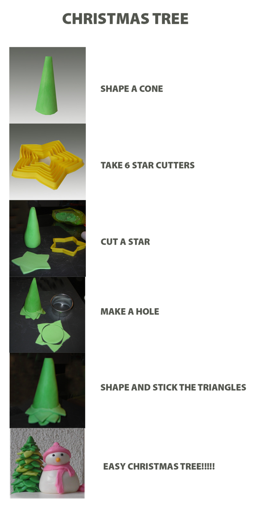 Make A Christmas Sugarpaste Tree