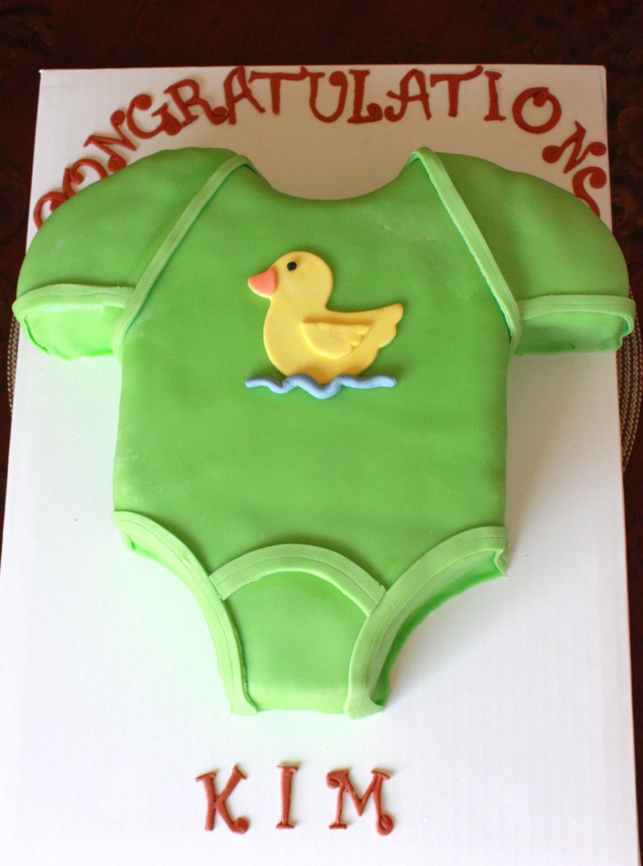 Onesie Baby Shower Cake