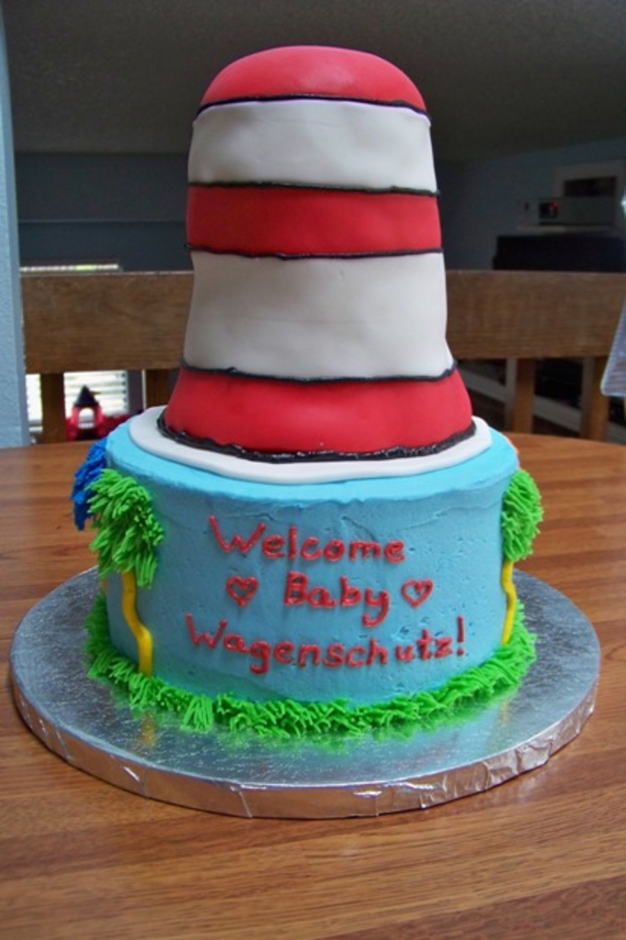 Dr. Seuss Baby Shower Cake