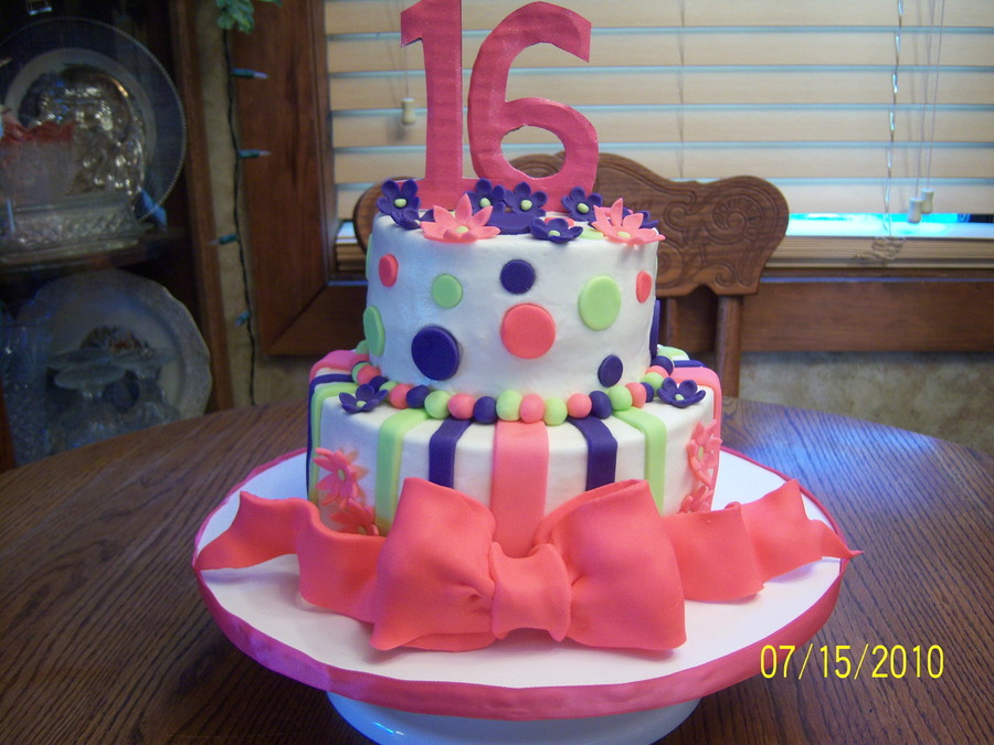 Sweet 16 Bday Cake