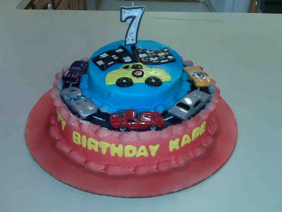 Hot Wheels Birthday Cake