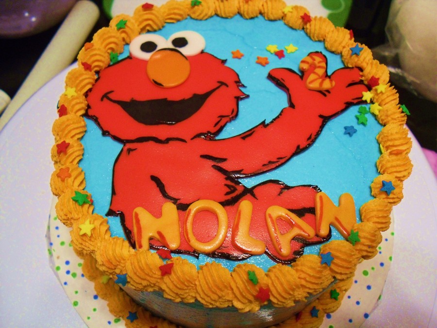 Elmo Cake