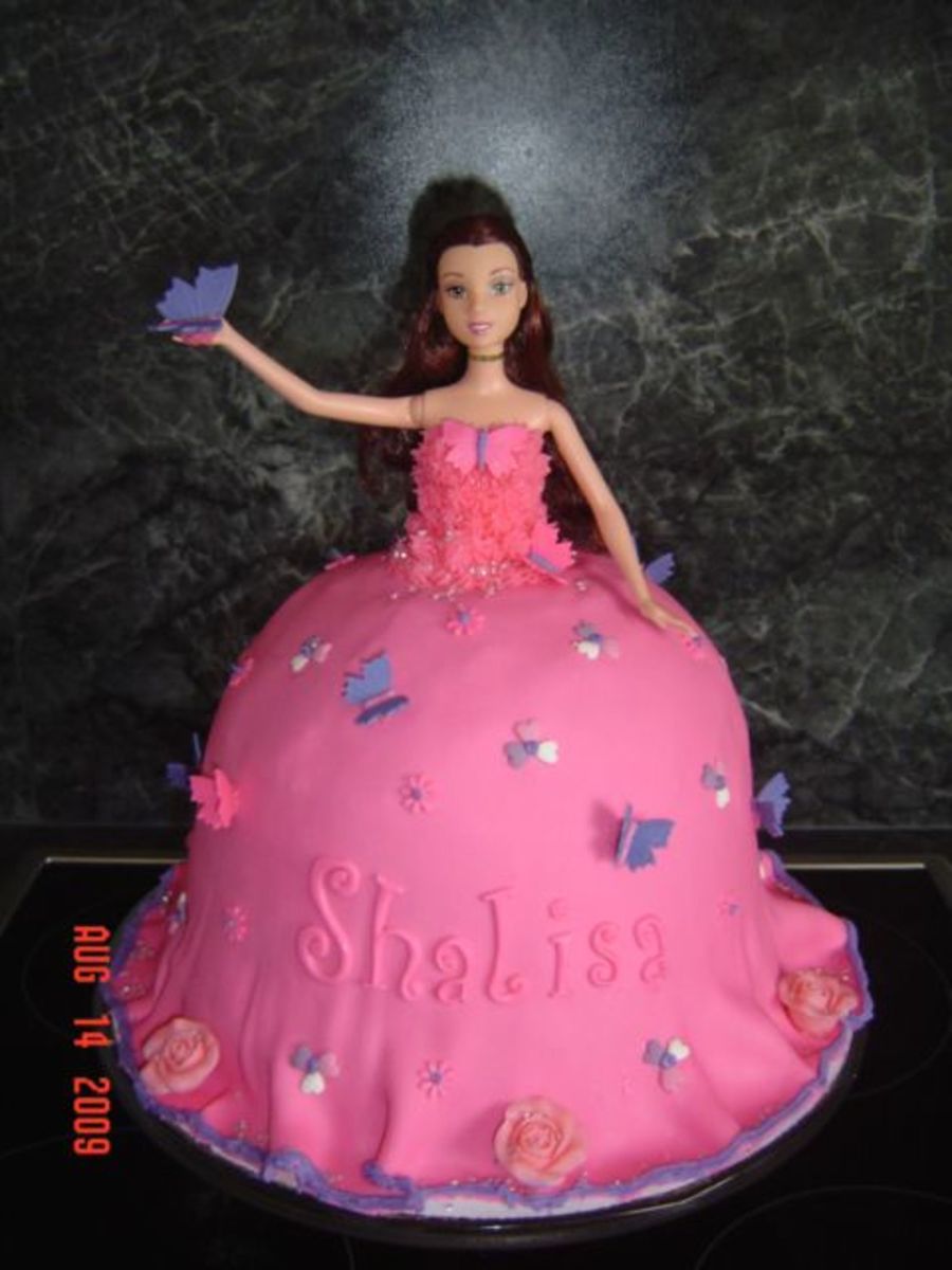 Barbie Doll Cake
